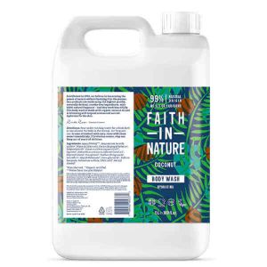 FAITH BODY WASH COCONUT 5LTR