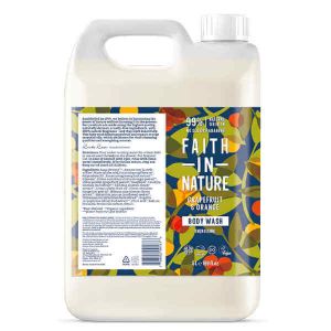 FAITH BODY WASH GRAPEFRUIT & ORANGE 5LTR