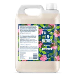 FAITH BODY WASH WILD ROSE 5LTR