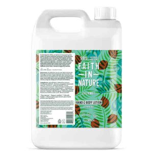 FAITH HAND & BODY LOTION COCONUT 5LTR