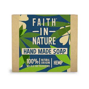 FAITH HEMP L/GRASS & GREEN TEA SOAP 100 X 6