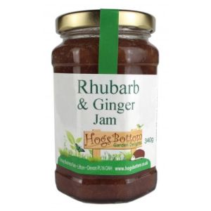 HB RHUBARB & GINGER JAM 340G