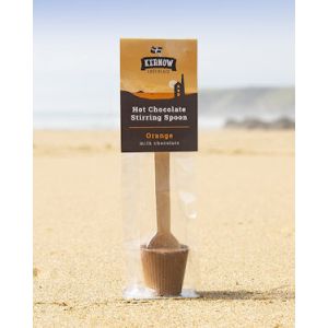 KERNOW HOT CHOC SPOONS ORANGE (MILK) X 5