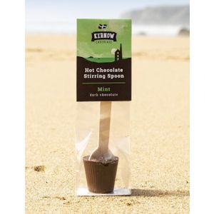 KERNOW HOT CHOC SPOONS DARK MINT X 5