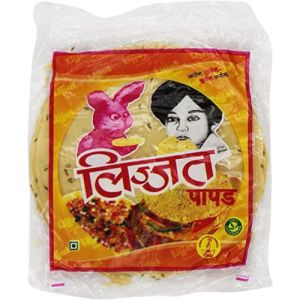 LIJJAT PAPAD PAPPADOM JEERA CUMIN 200G X 20