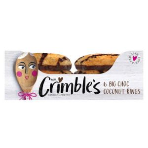 CRIMBLES LGE CHOC COCONUT RINGS 6S X 12