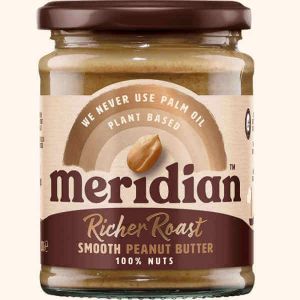 MERIDIAN RICHER ROAST SMOOTH PEANUT BUTTER 280G X 6