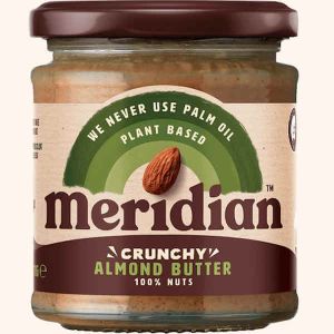 MERIDIAN CRUNCHY ALMOND BUTTER 170G X 1