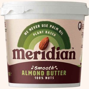 MERIDIAN SMOOTH ALMOND BUTTER (TUB) 1KG X 1