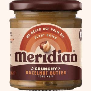MERIDIAN CRUNCHY HAZEL BUTTER 170G X 1