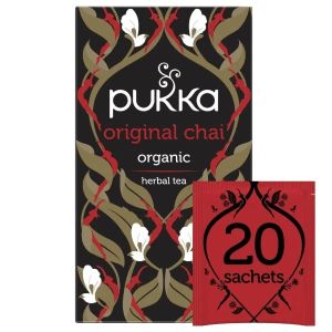PUKKA ORIGINAL CHAI TEA BAGS 4 X 20