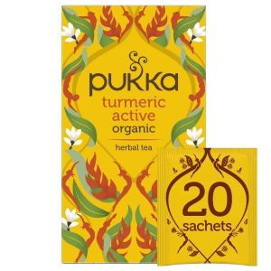PUKKA TURMERIC ACTIVE TEA BAGS 4 X 20