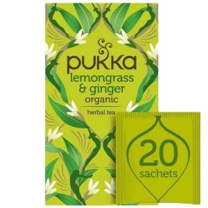 PUKKA LEMONGRASS & GINGER TEA BAGS 4 X 20