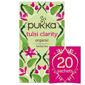 PUKKA TULSI CLARITY TEA BAGS 4 X 20