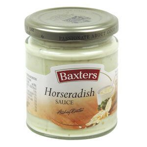 BAXTERS HORSERADISH SAUCE 6X170G