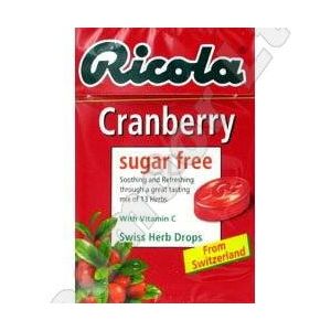 RICOLA CRANBERRY S/F DROPS 45  X 1