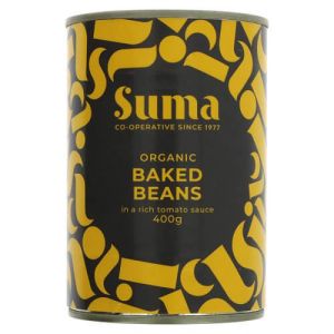 SUMA BAKED BEANS (ORG) 12 X 400G