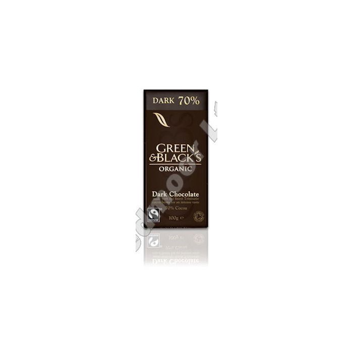 G&B ORG DARK CHOCOLATE  5 X 90G