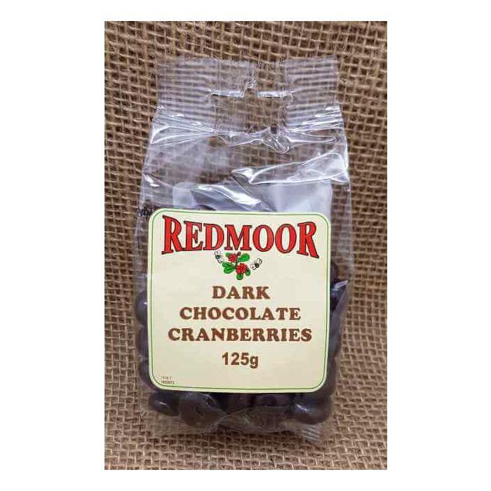 DARK CHOCOLATE CRANBERRIES 125G