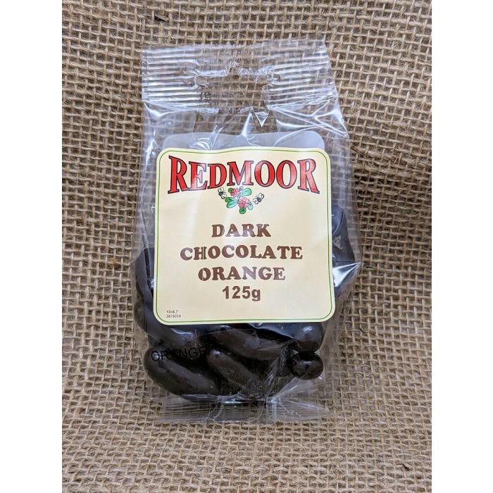 DARK CHOCOLATE ORANGE PEEL 125G