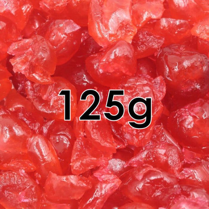 CHERRIES WHOLE/BROKEN 125G