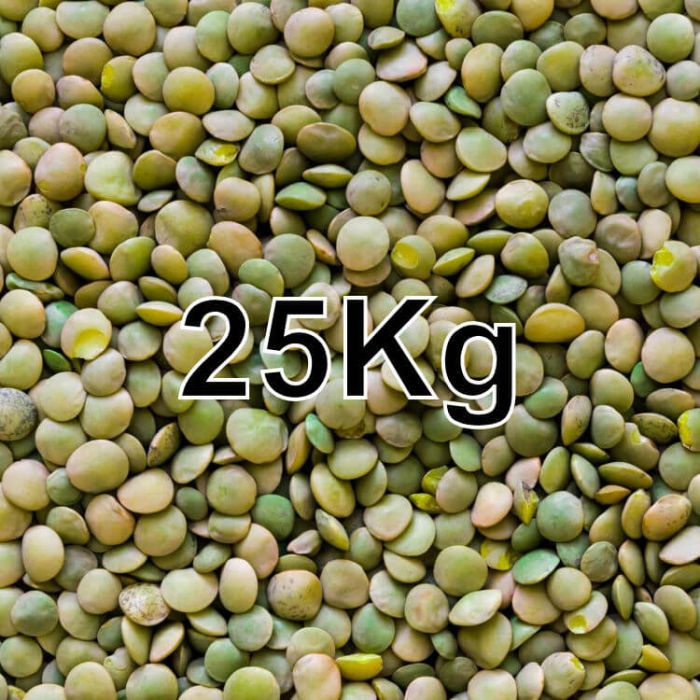 GREEN LENTILS 25KG