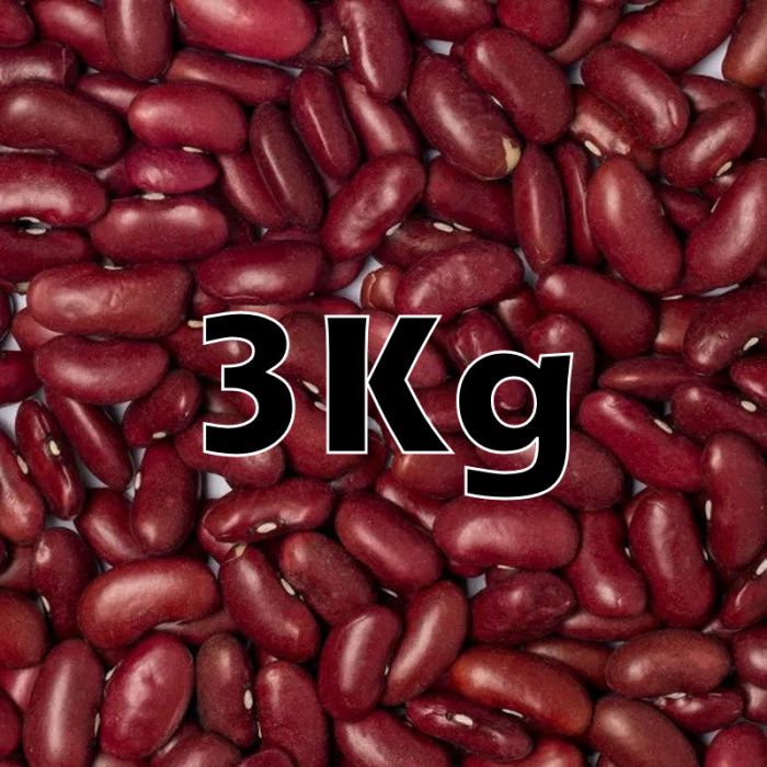 KIDNEY BEANS RED ORG.3KG