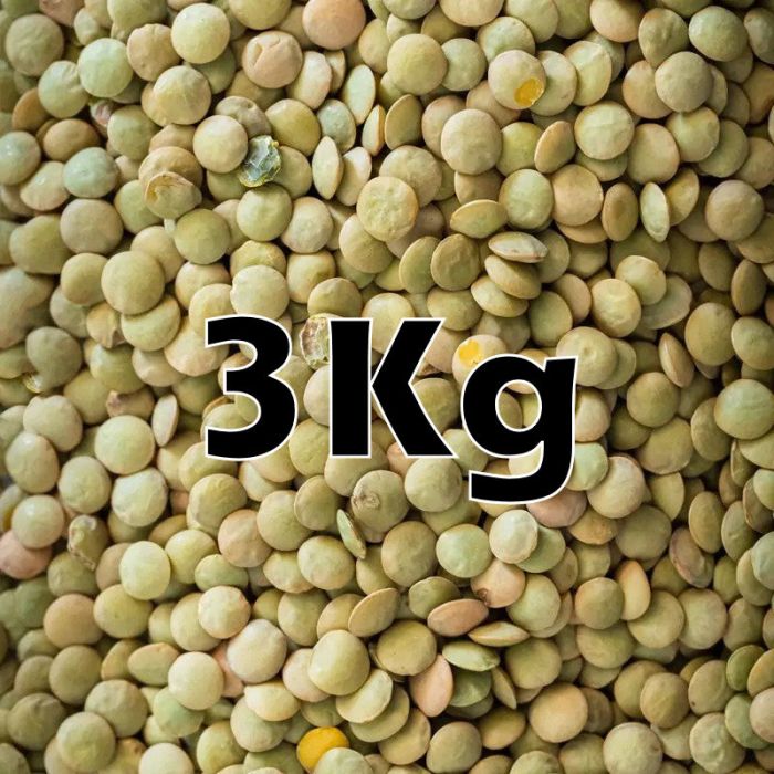 GREEN LENTILS ORG. 3KG
