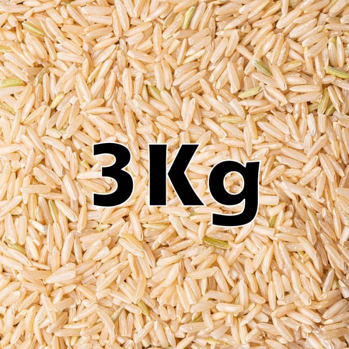 LONG BROWN RICE ORG. 3KG