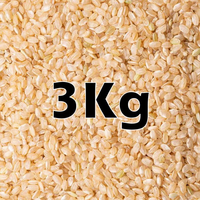 SHORT BROWN RICE ORG. 3KG