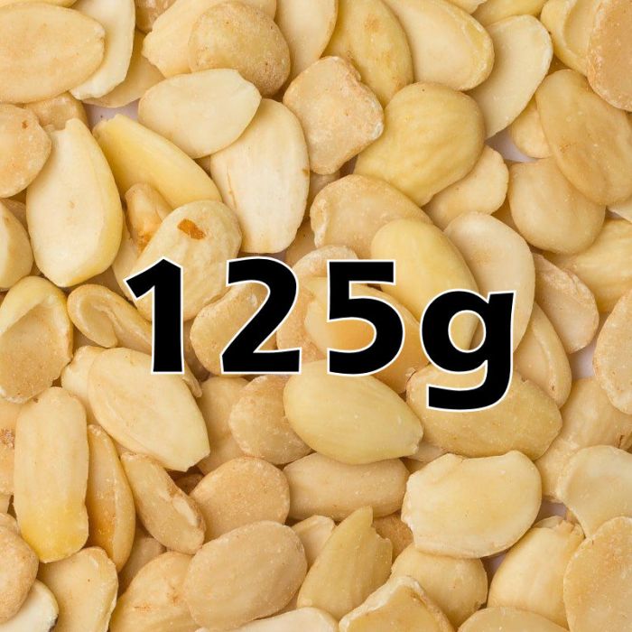 ALMONDS BLANCHED ORGANIC 125GM