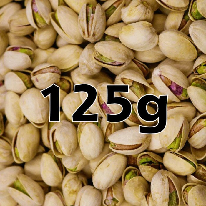 PISTACHIOS ROASTED ORG 125G