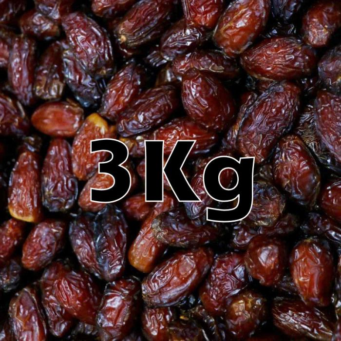 DATES ORG. PITTED 3KG