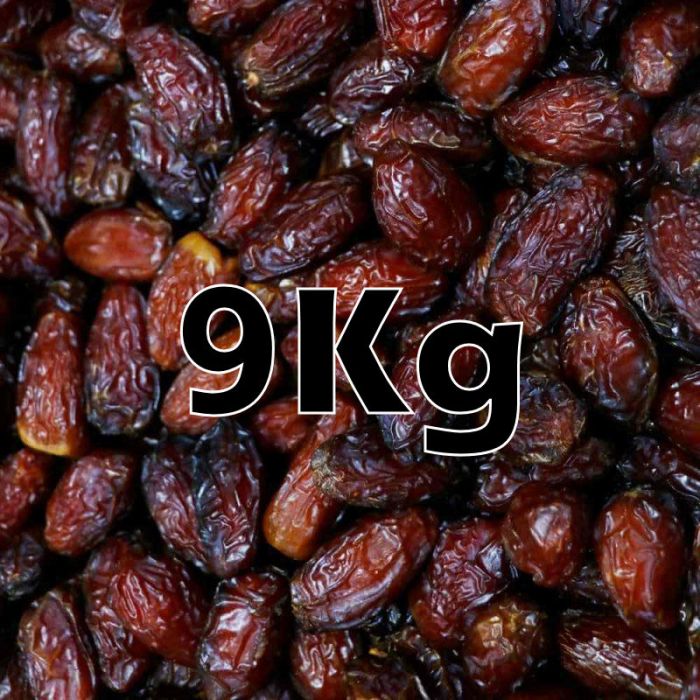 DATES ORG. PITTED 9KG