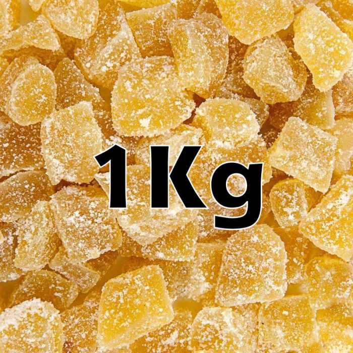 GINGER CRYSTALLISED ORG 1KG