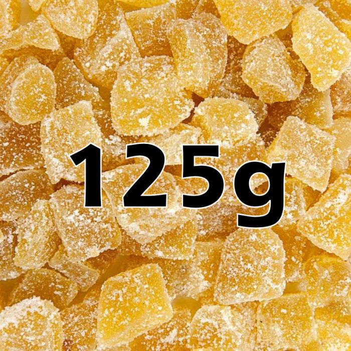 GINGER CRYSTALLISED ORG 125G