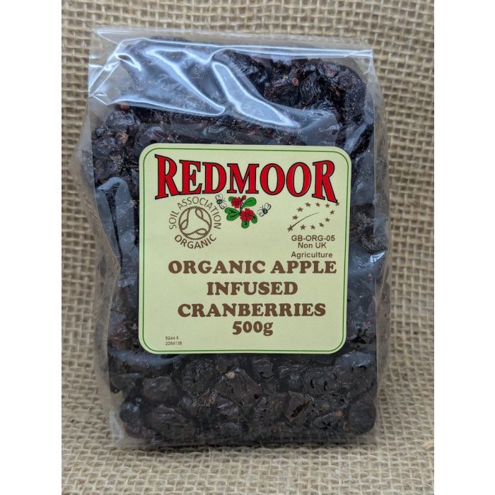 CRANBERRIES APPLE JUICE INFUSED ORG  500G
