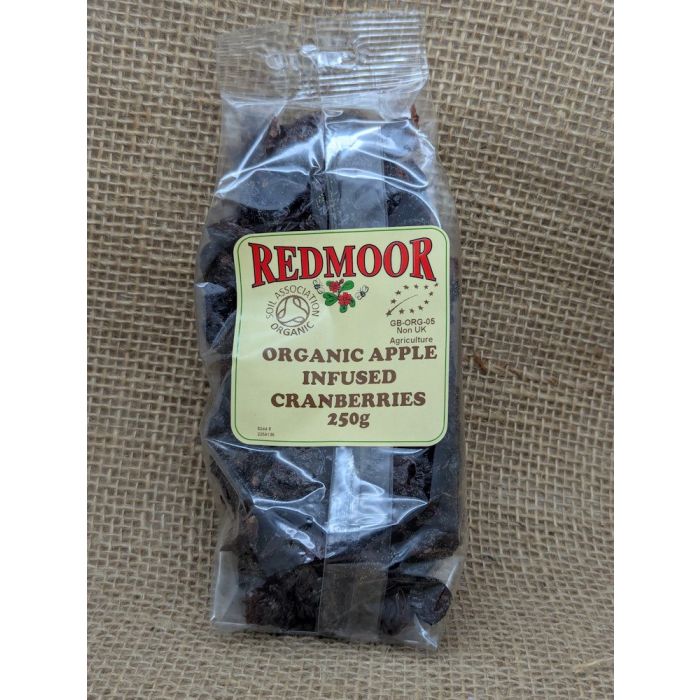 CRANBERRIES APPLE JUICE INFUSED ORG  125G