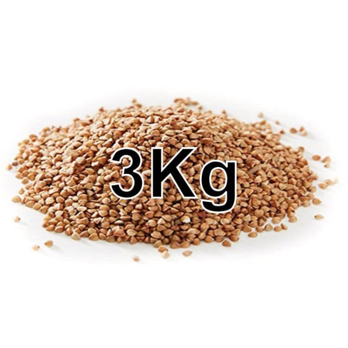 BUCKWHEAT WHOLE ROASTED 3KG