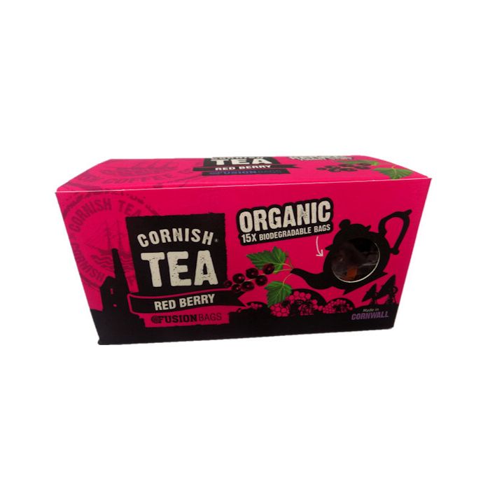 CORNISH TEA ORG FUSION RED BERRY 6 X 15 BAGS