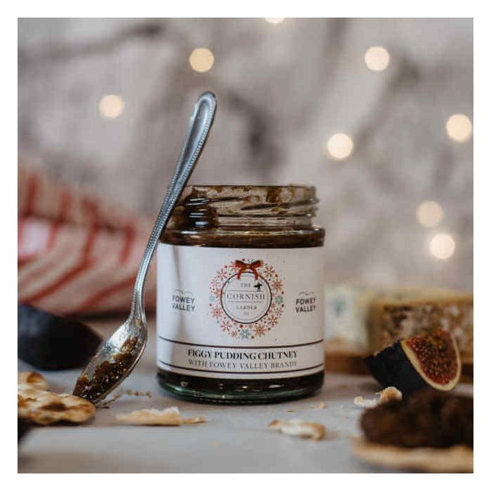 CL FIGGY PUDDING CHUTNEY WITH FOWEY VALLEY BRANDY 6X220G