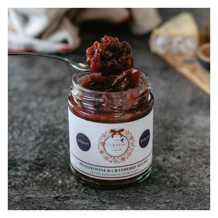 CL MULLED CRANBERRY RELISH WITH POLGOON WINE 6X220G