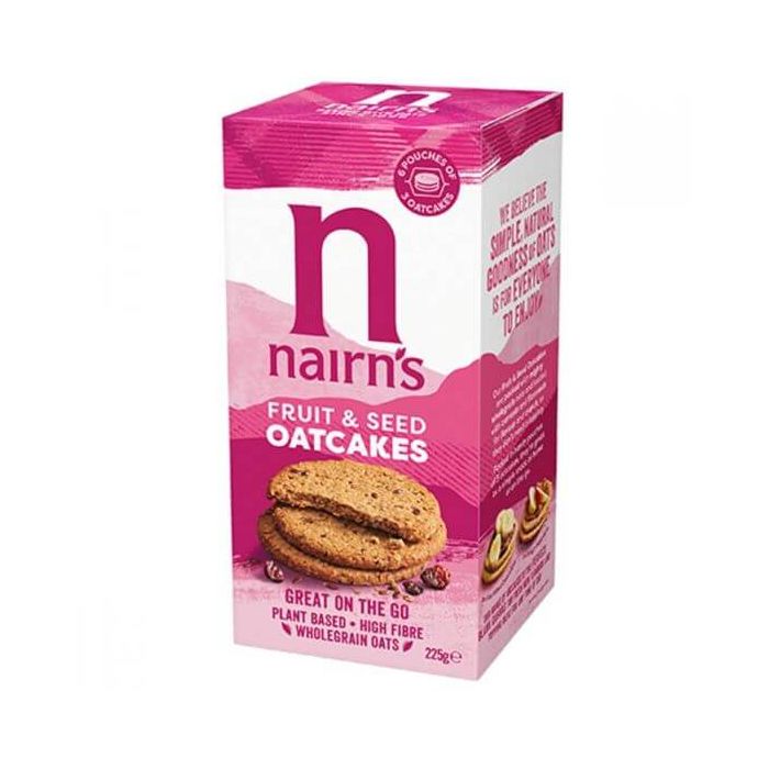 NAIRNS FRUIT & SEED OATCAKES 1 X 225G