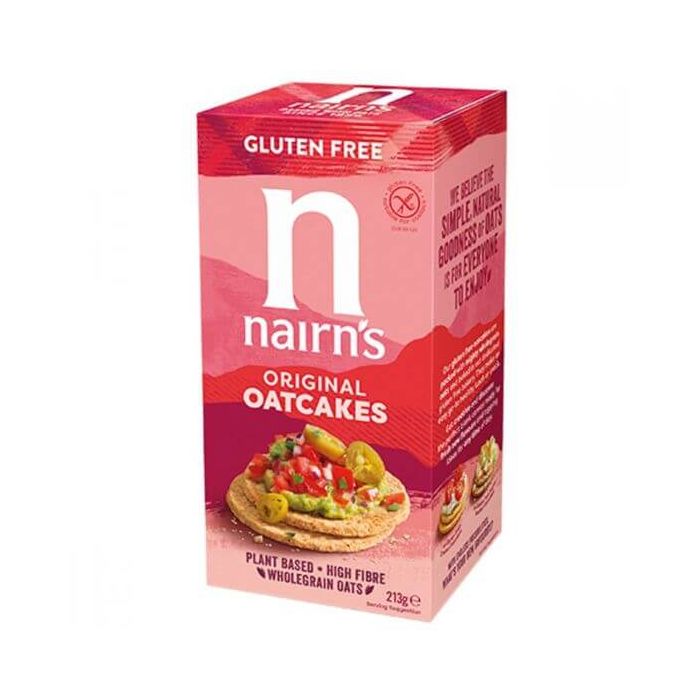 NAIRNS GLUTEN FREE OATCAKES 213G X 8