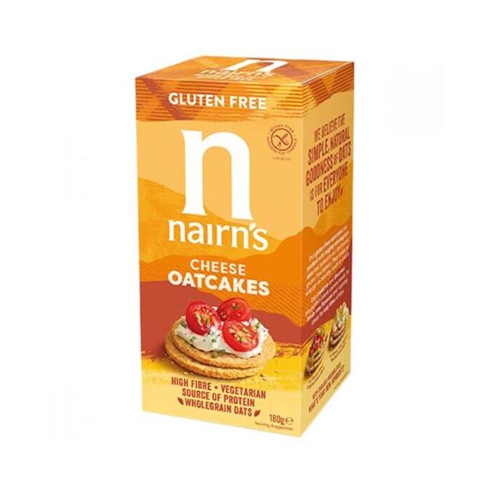 NAIRNS GLUTEN FREE CHEESE OATCAKES 1 X 180G