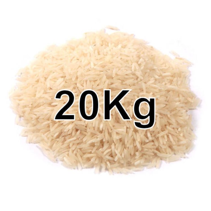 RICE BASMATI WHITE 20KG