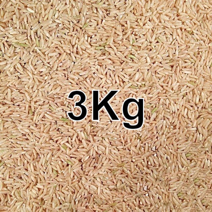 RICE BROWN LONG GRAIN 3KG