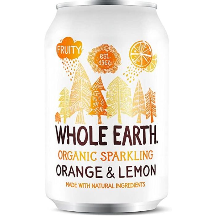 W/E SPARKLING  LEMON & ORANGE ORGANIC  330ML