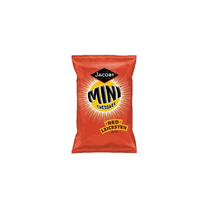 MINI CHEDDARS RED LEICESTER 30 X 50G