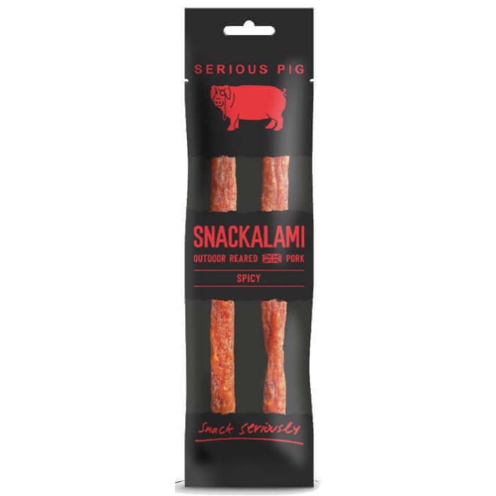 SERIOUS PIG SNACKALAMI SPICY 12 X 30GM